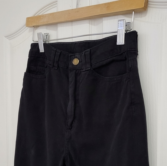 American Apparel Highwaisted Black Jeans - Picture 4 of 7